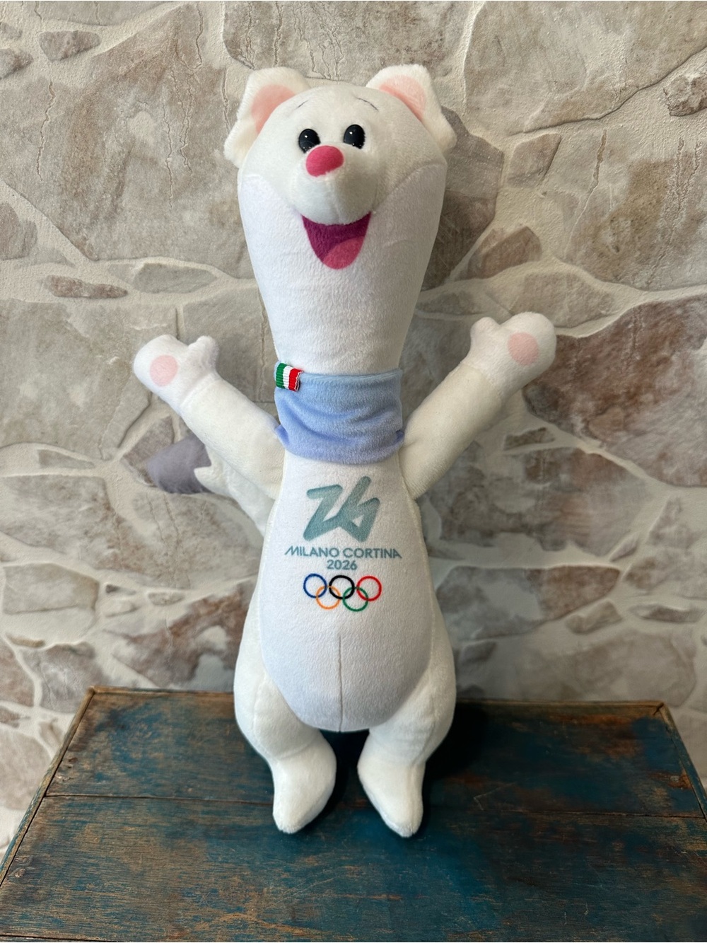 Milano Cortina 2026 Winter Olympic Official Mascot Tina (35CM) Plush Doll